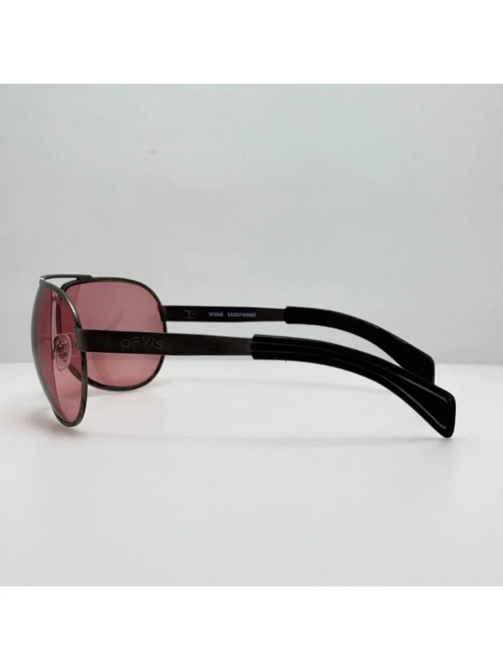 Orvis Sunglasses Wire AY274266 Matte Gunmetal Orange